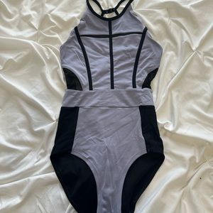 jo and jax purple leotard size small adult cutouts